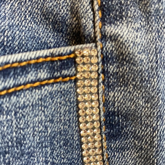Guess Rhinestone Denim Preppy Jeans Sz 29 LIKE NEW - Picture 5 of 17